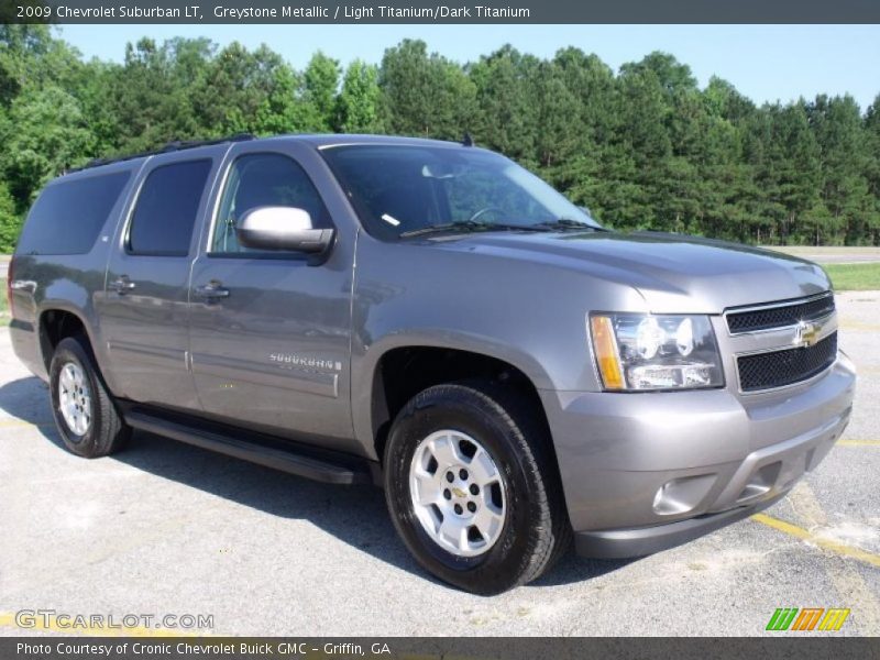 Greystone Metallic / Light Titanium/Dark Titanium 2009 Chevrolet Suburban LT