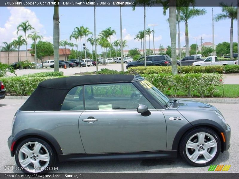 Dark Silver Metallic / Black/Panther Black 2006 Mini Cooper S Convertible