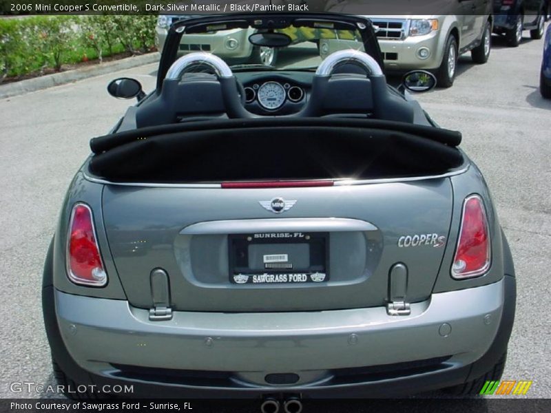 Dark Silver Metallic / Black/Panther Black 2006 Mini Cooper S Convertible