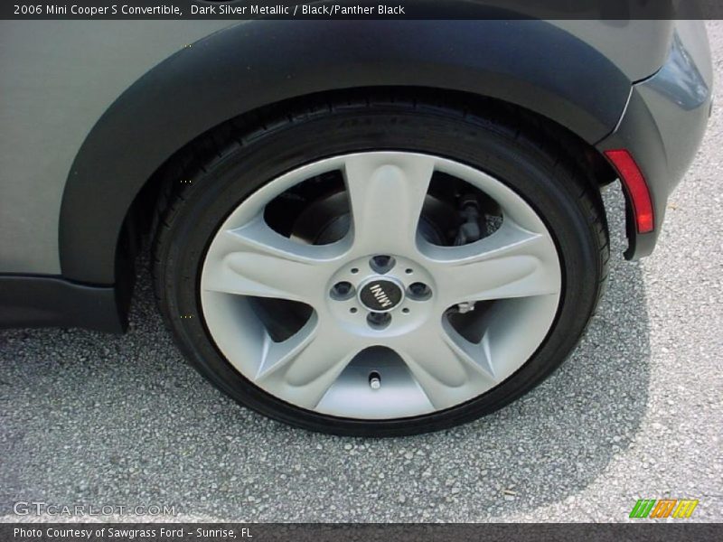 Dark Silver Metallic / Black/Panther Black 2006 Mini Cooper S Convertible