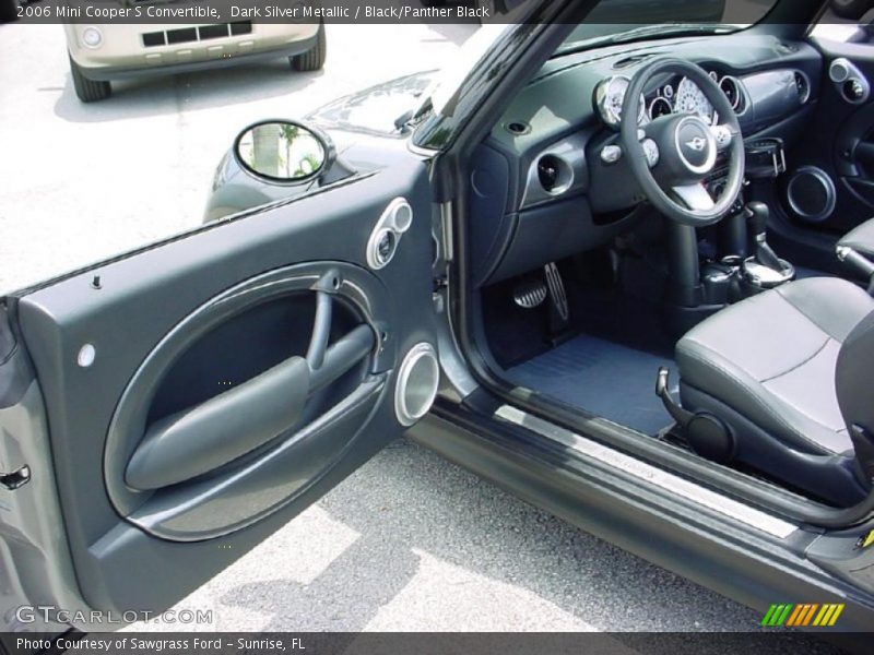 Dark Silver Metallic / Black/Panther Black 2006 Mini Cooper S Convertible