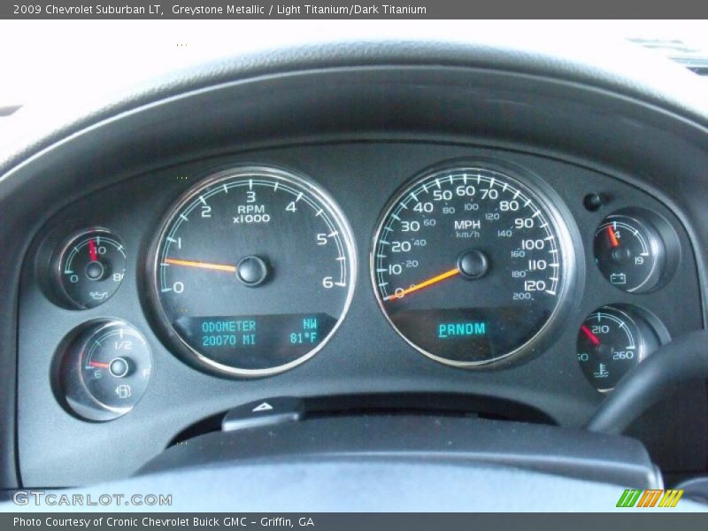 Greystone Metallic / Light Titanium/Dark Titanium 2009 Chevrolet Suburban LT
