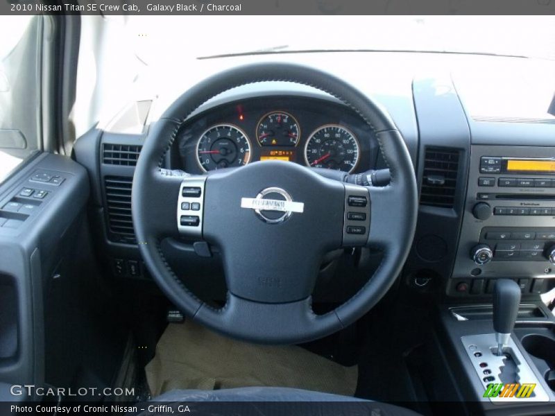 Galaxy Black / Charcoal 2010 Nissan Titan SE Crew Cab