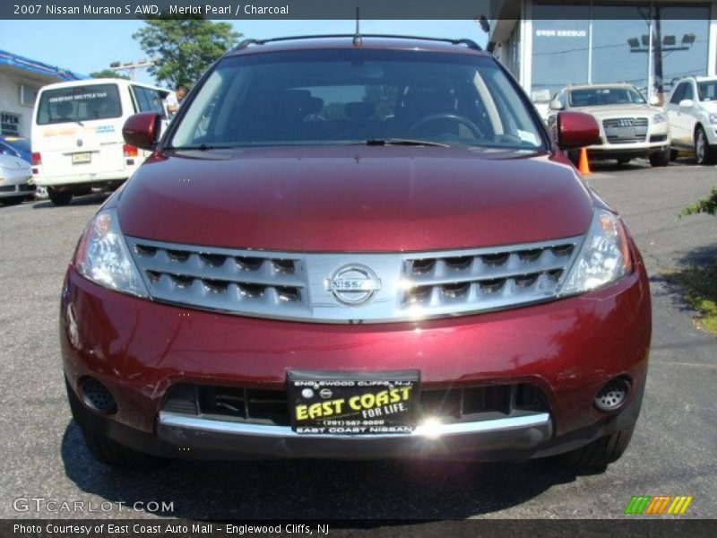 Merlot Pearl / Charcoal 2007 Nissan Murano S AWD