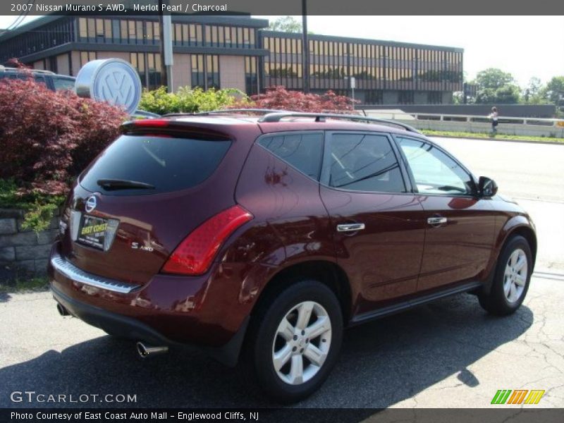 Merlot Pearl / Charcoal 2007 Nissan Murano S AWD