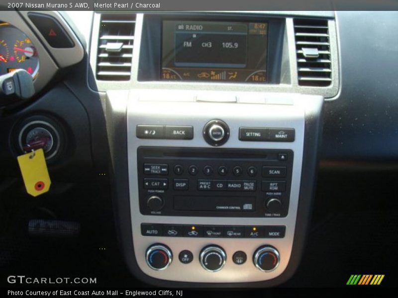 Merlot Pearl / Charcoal 2007 Nissan Murano S AWD