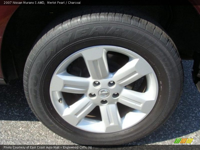 Merlot Pearl / Charcoal 2007 Nissan Murano S AWD