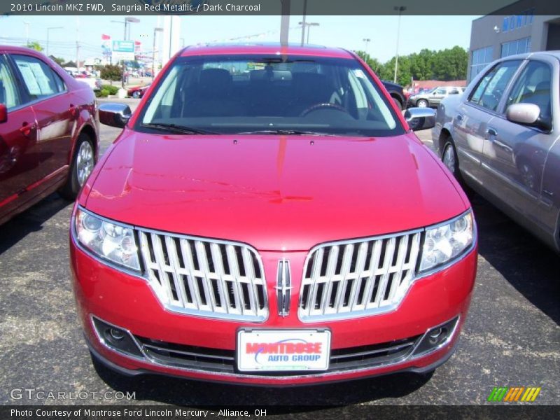 Sangria Red Metallic / Dark Charcoal 2010 Lincoln MKZ FWD