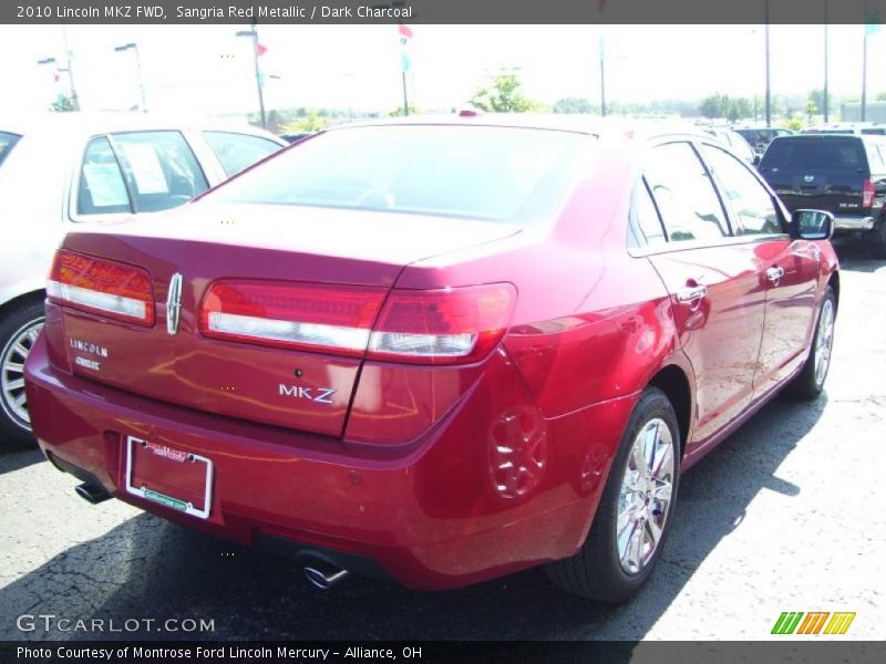 Sangria Red Metallic / Dark Charcoal 2010 Lincoln MKZ FWD