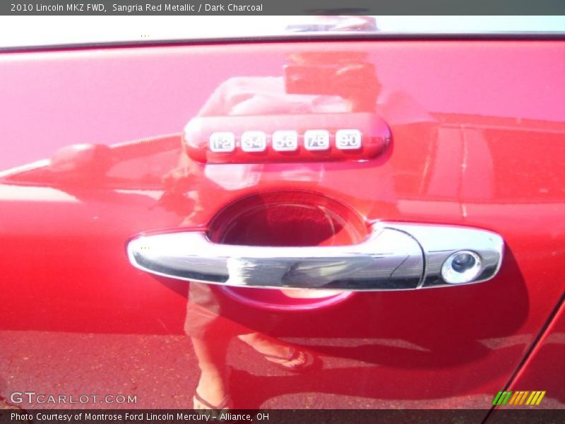 Sangria Red Metallic / Dark Charcoal 2010 Lincoln MKZ FWD