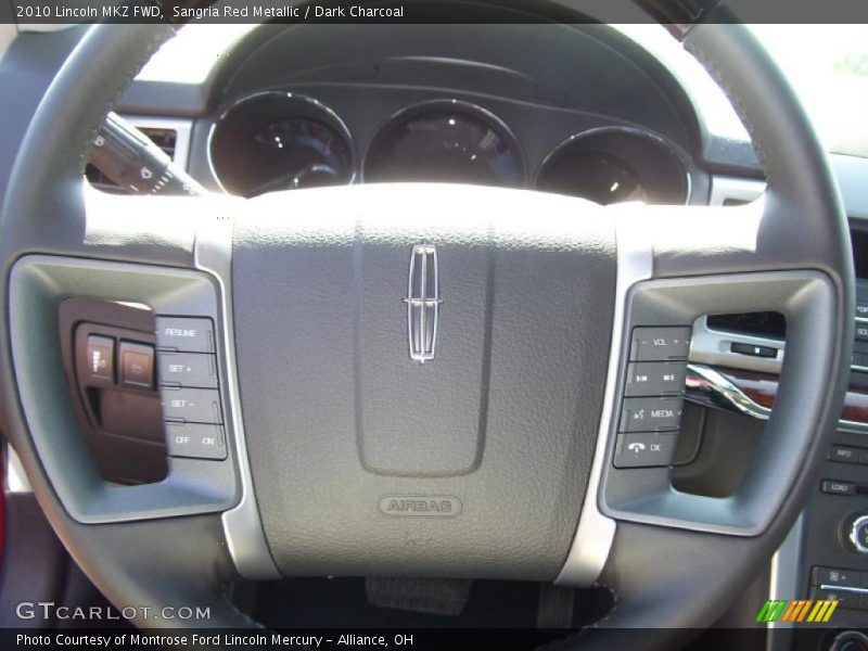 Sangria Red Metallic / Dark Charcoal 2010 Lincoln MKZ FWD