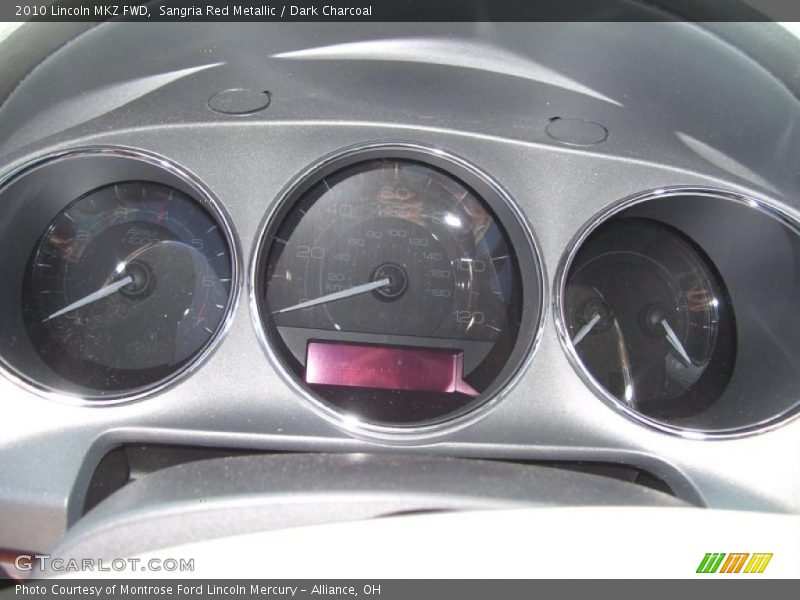 Sangria Red Metallic / Dark Charcoal 2010 Lincoln MKZ FWD