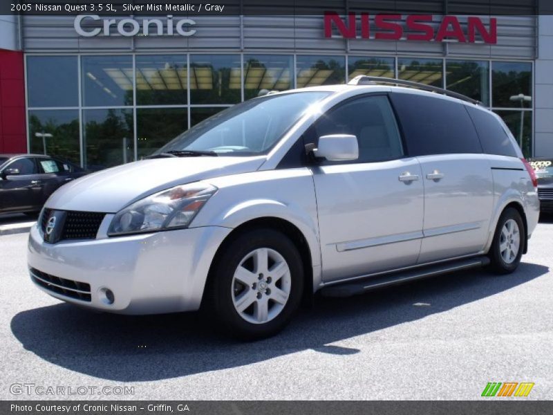 Silver Mist Metallic / Gray 2005 Nissan Quest 3.5 SL