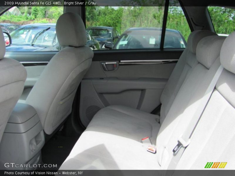 Bright Silver / Gray 2009 Hyundai Santa Fe GLS 4WD