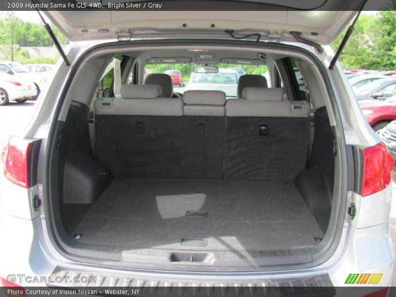 Bright Silver / Gray 2009 Hyundai Santa Fe GLS 4WD