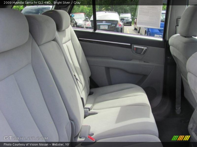Bright Silver / Gray 2009 Hyundai Santa Fe GLS 4WD