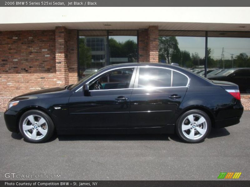 Jet Black / Black 2006 BMW 5 Series 525xi Sedan