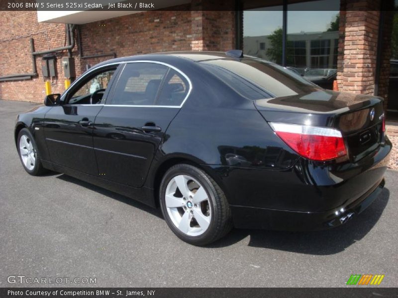 Jet Black / Black 2006 BMW 5 Series 525xi Sedan