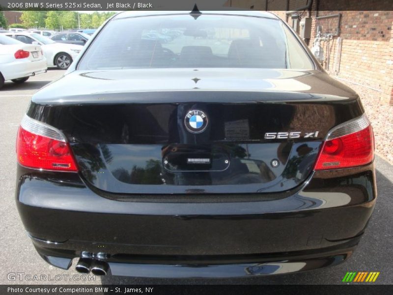 Jet Black / Black 2006 BMW 5 Series 525xi Sedan