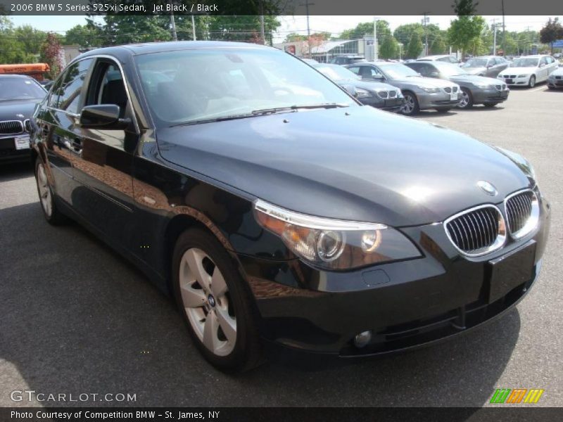 Jet Black / Black 2006 BMW 5 Series 525xi Sedan