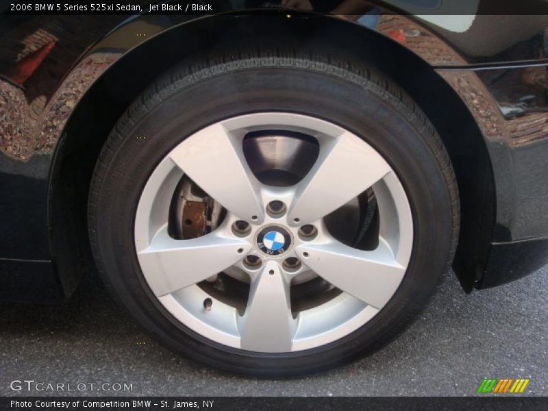 Jet Black / Black 2006 BMW 5 Series 525xi Sedan