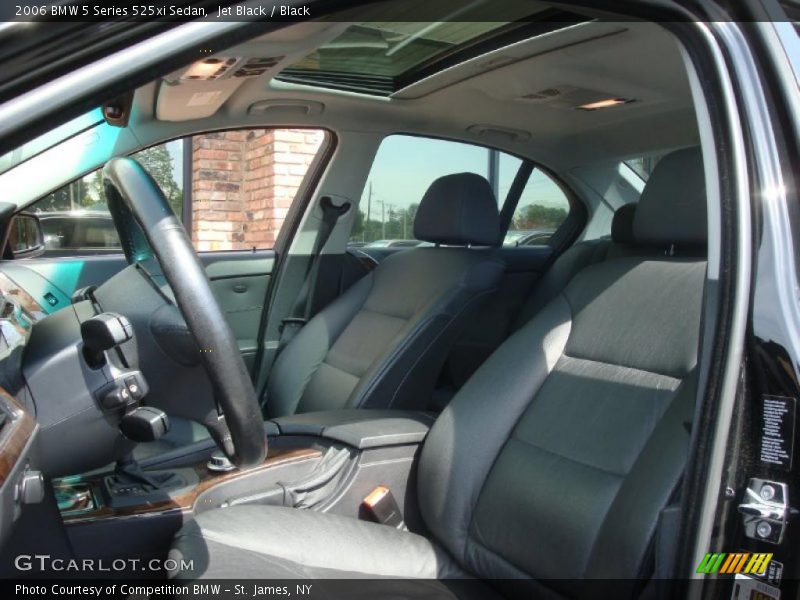 Jet Black / Black 2006 BMW 5 Series 525xi Sedan