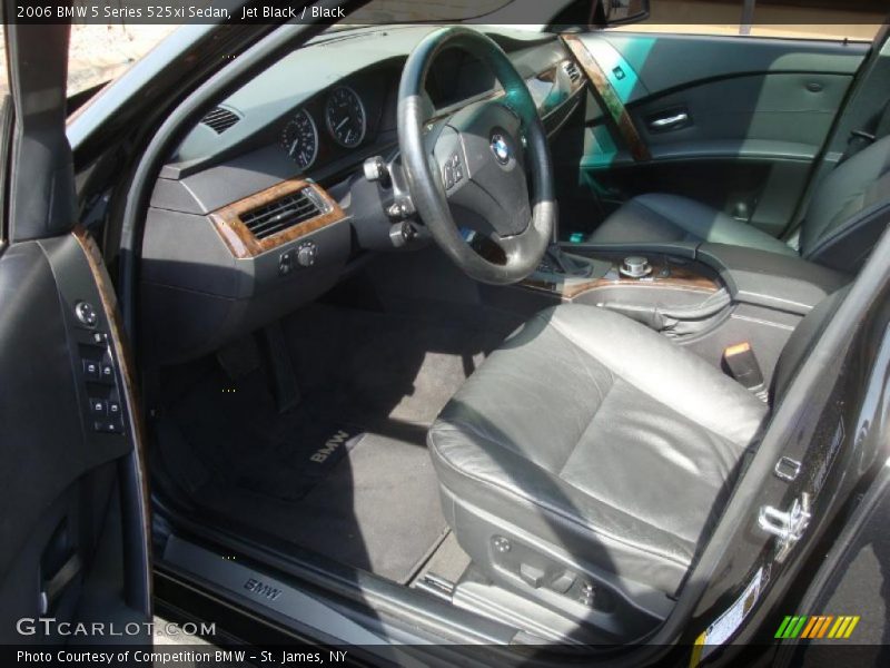 Jet Black / Black 2006 BMW 5 Series 525xi Sedan