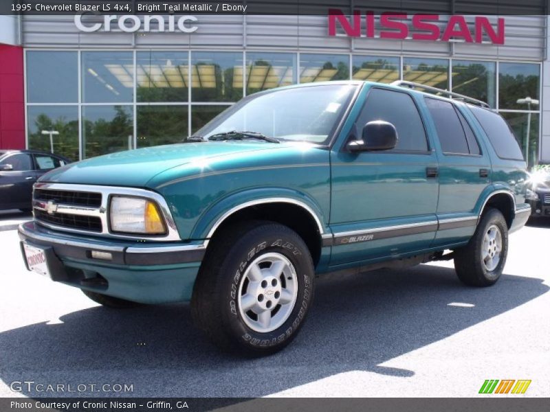 Bright Teal Metallic / Ebony 1995 Chevrolet Blazer LS 4x4