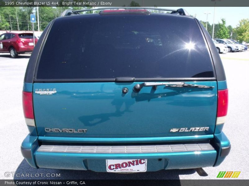 Bright Teal Metallic / Ebony 1995 Chevrolet Blazer LS 4x4