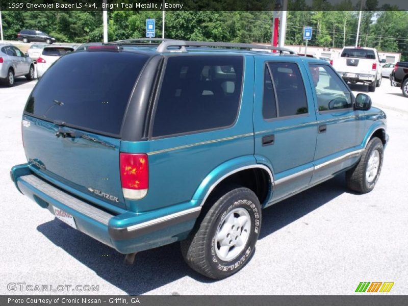 Bright Teal Metallic / Ebony 1995 Chevrolet Blazer LS 4x4
