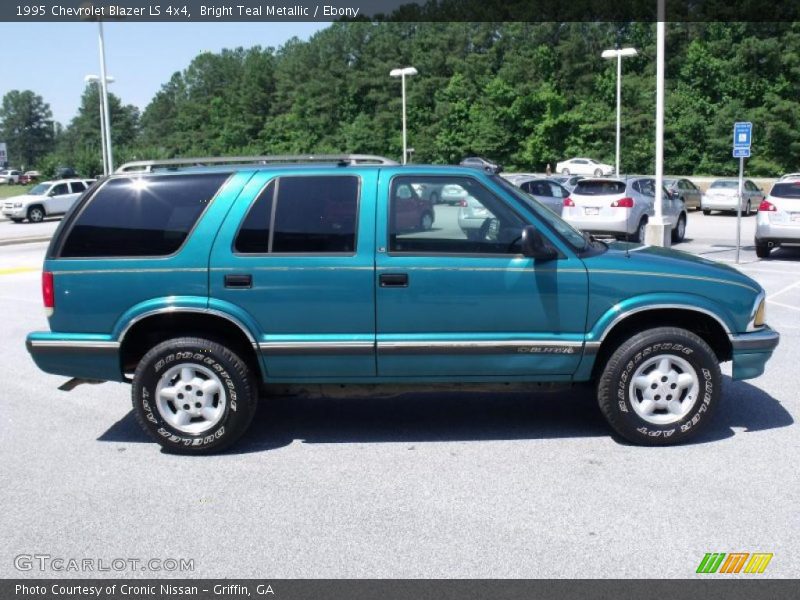 Bright Teal Metallic / Ebony 1995 Chevrolet Blazer LS 4x4