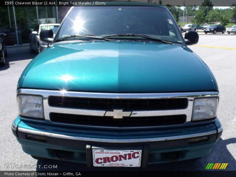 Bright Teal Metallic / Ebony 1995 Chevrolet Blazer LS 4x4
