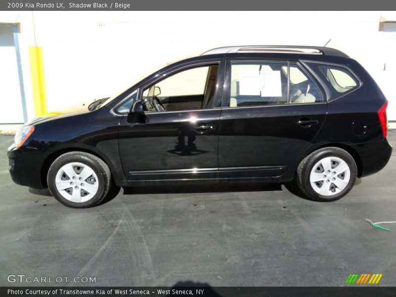 Shadow Black / Beige 2009 Kia Rondo LX