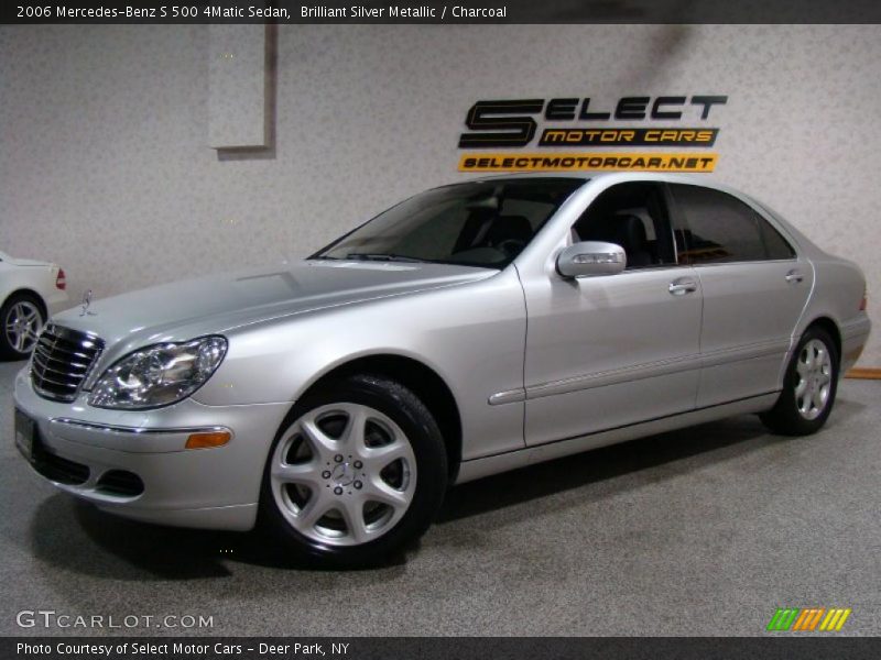 Brilliant Silver Metallic / Charcoal 2006 Mercedes-Benz S 500 4Matic Sedan