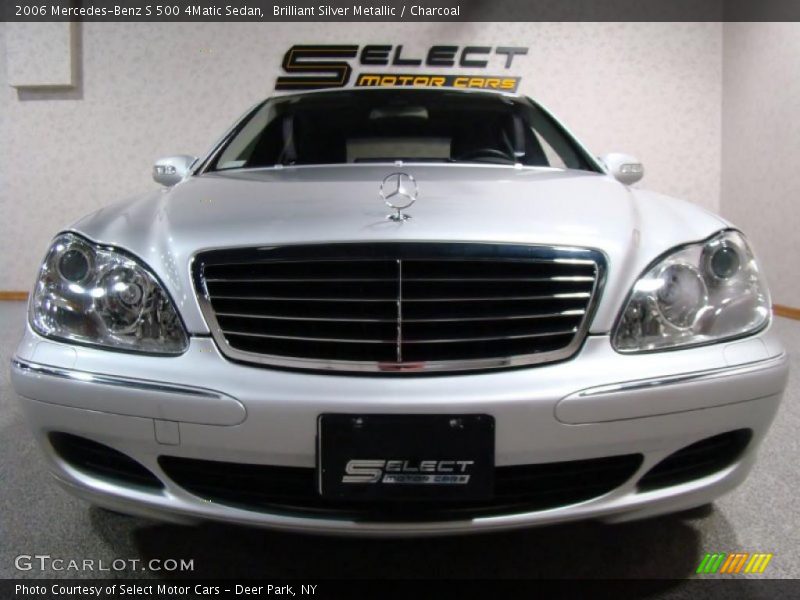 Brilliant Silver Metallic / Charcoal 2006 Mercedes-Benz S 500 4Matic Sedan