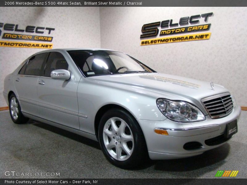 Brilliant Silver Metallic / Charcoal 2006 Mercedes-Benz S 500 4Matic Sedan