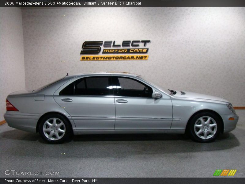 Brilliant Silver Metallic / Charcoal 2006 Mercedes-Benz S 500 4Matic Sedan
