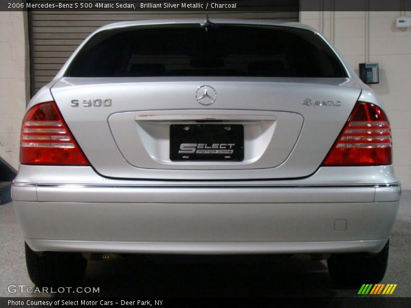 Brilliant Silver Metallic / Charcoal 2006 Mercedes-Benz S 500 4Matic Sedan
