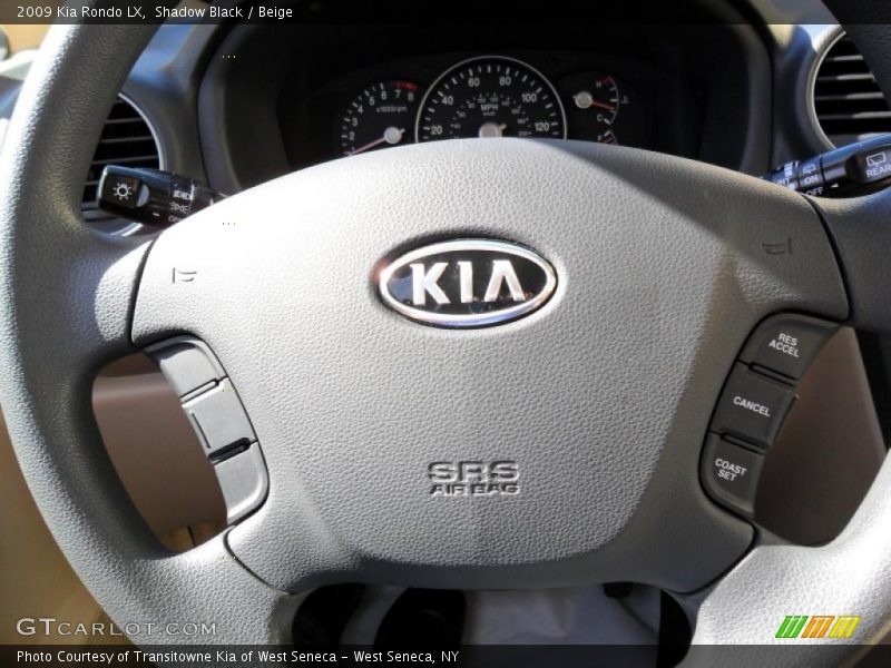 Shadow Black / Beige 2009 Kia Rondo LX