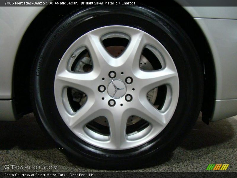 Brilliant Silver Metallic / Charcoal 2006 Mercedes-Benz S 500 4Matic Sedan