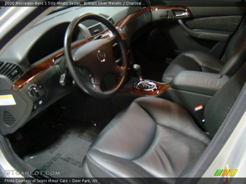 Brilliant Silver Metallic / Charcoal 2006 Mercedes-Benz S 500 4Matic Sedan
