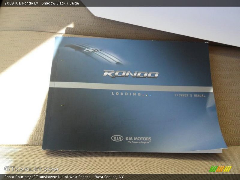 Shadow Black / Beige 2009 Kia Rondo LX