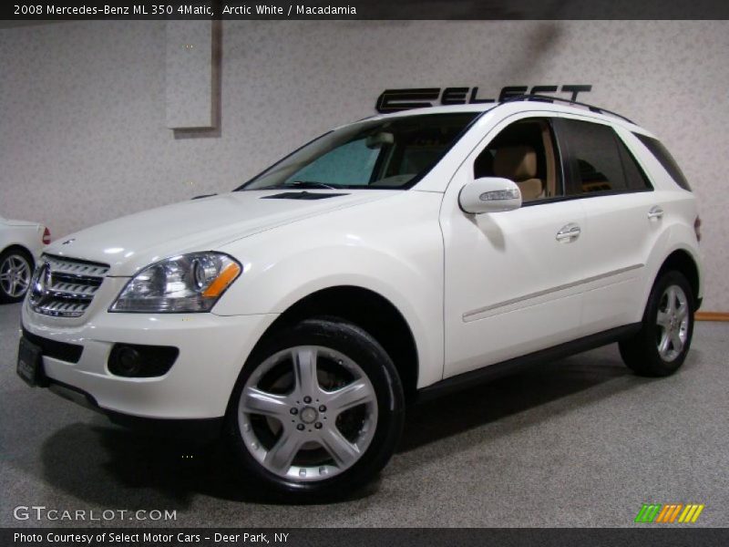 Arctic White / Macadamia 2008 Mercedes-Benz ML 350 4Matic