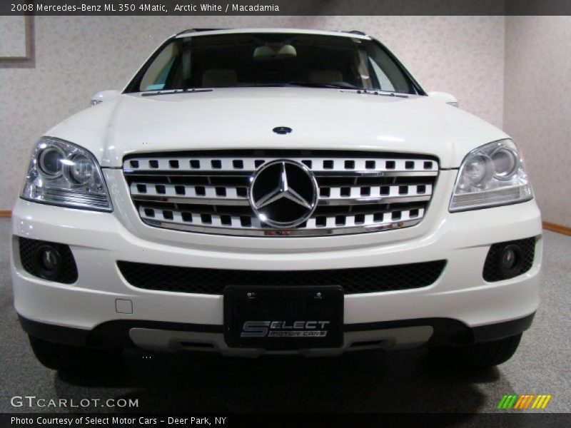 Arctic White / Macadamia 2008 Mercedes-Benz ML 350 4Matic