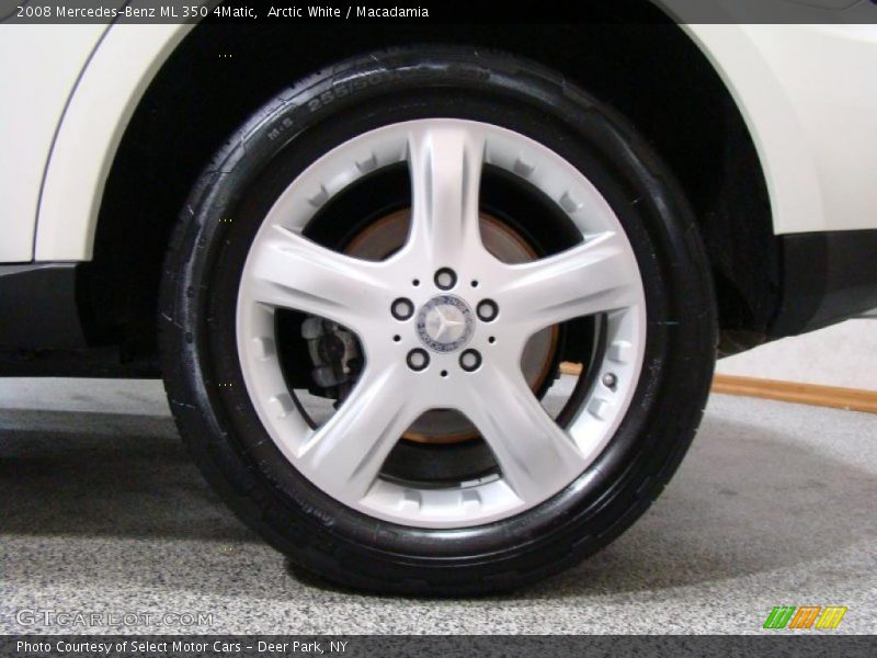 Arctic White / Macadamia 2008 Mercedes-Benz ML 350 4Matic