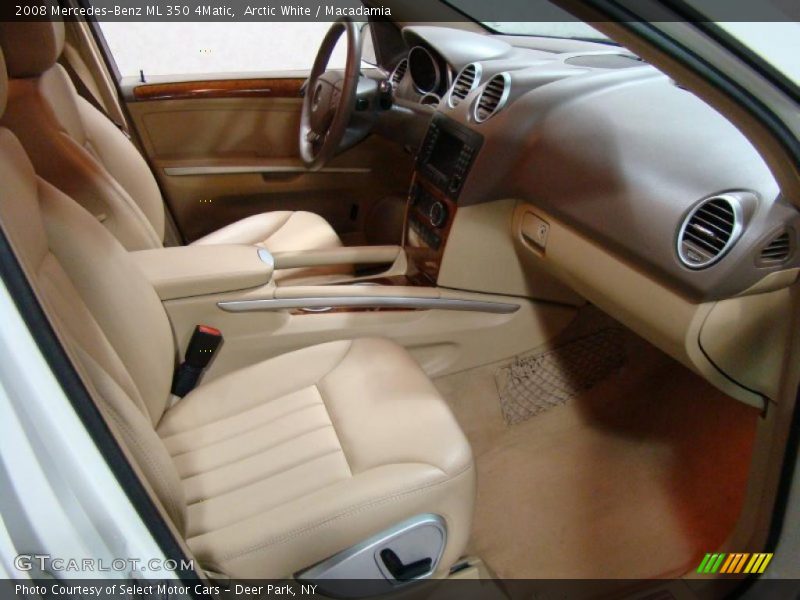 Arctic White / Macadamia 2008 Mercedes-Benz ML 350 4Matic