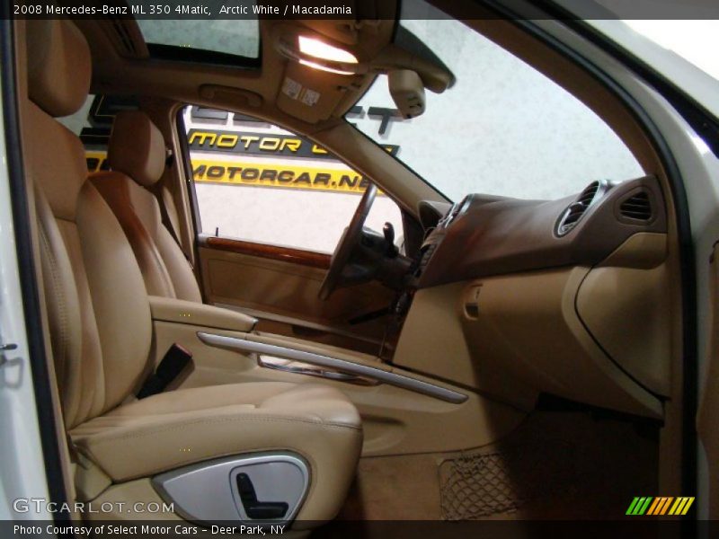 Arctic White / Macadamia 2008 Mercedes-Benz ML 350 4Matic