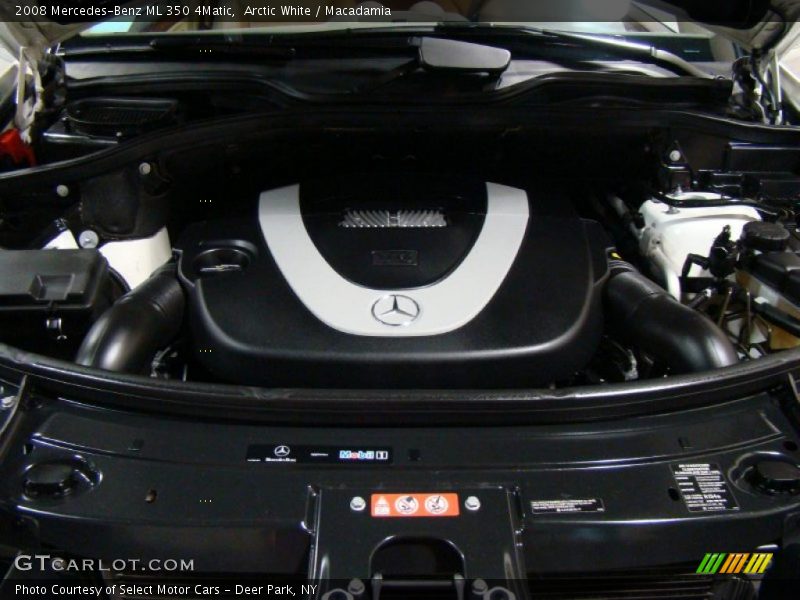 Arctic White / Macadamia 2008 Mercedes-Benz ML 350 4Matic