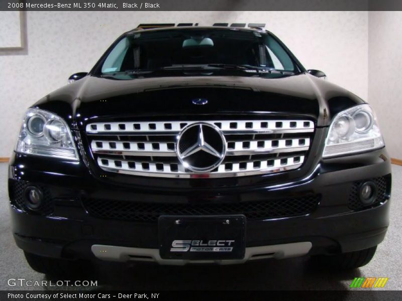 Black / Black 2008 Mercedes-Benz ML 350 4Matic