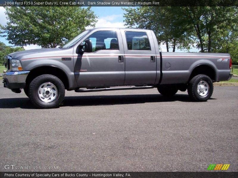 Dark Shadow Grey Metallic / Medium Flint 2004 Ford F350 Super Duty XL Crew Cab 4x4